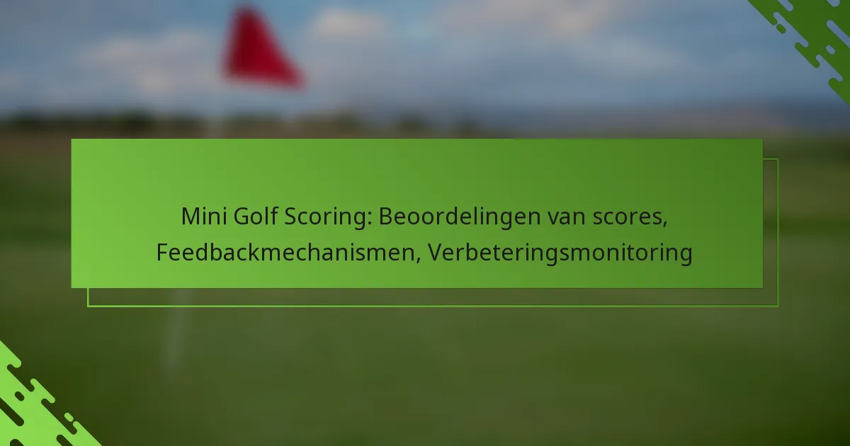 Mini Golf Scoring: Beoordelingen van scores, Feedbackmechanismen, Verbeteringsmonitoring